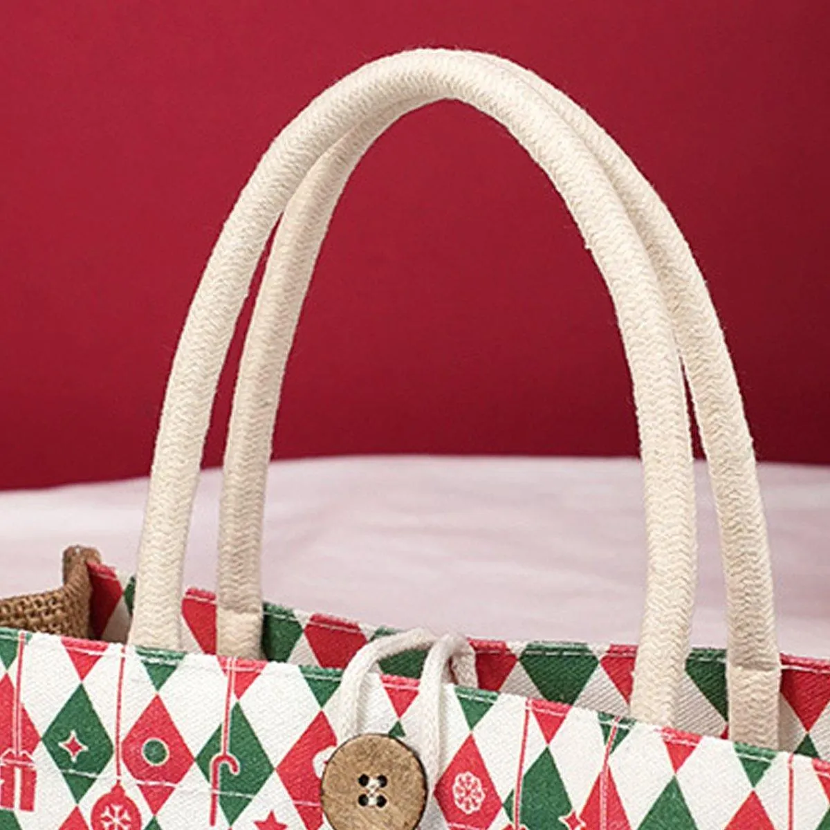 Christmas Santa Claus Gift Bag Apple Packaging Bag 1PCS