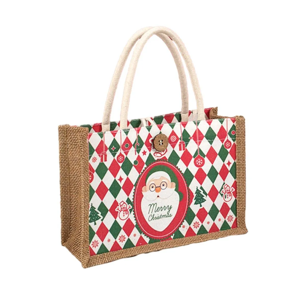 Christmas Santa Claus Gift Bag Apple Packaging Bag 1PCS