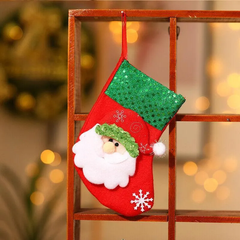 Christmas Stocking 1PC 4Styles Tree Decorations