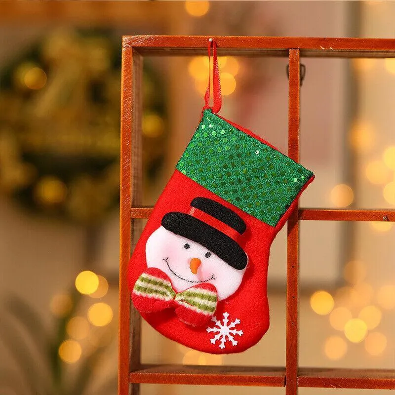 Christmas Stocking 1PC 4Styles Tree Decorations