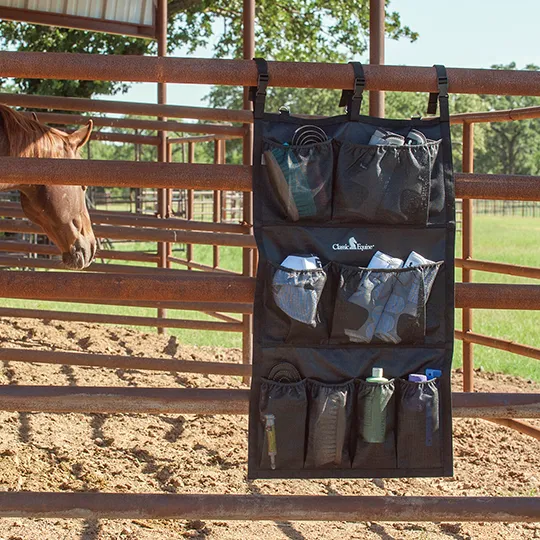 Classic Equine Hanging Grooming Case - Black