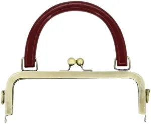 Clutch Bag Clasp 20/25cm Metal Square Kiss Clasp Handles Embossed/Smooth Purse Frames Wooden Handle Bags Brackets Wallet Framework(20cm-C)