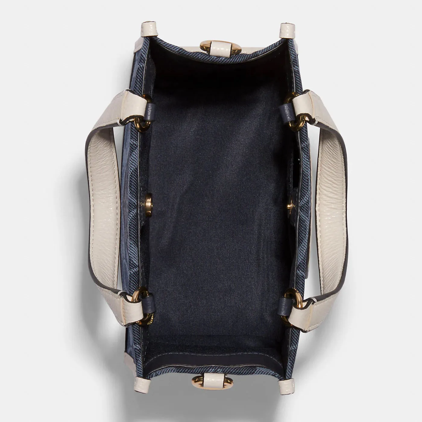 C.O.A.C.H Dempsey Tote 22 In Signature Jacquard With Coach Patch