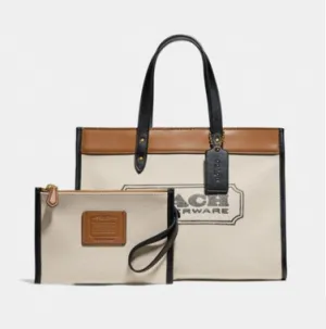 C.O.A.C.H Field Tote 30 With Coach Badge