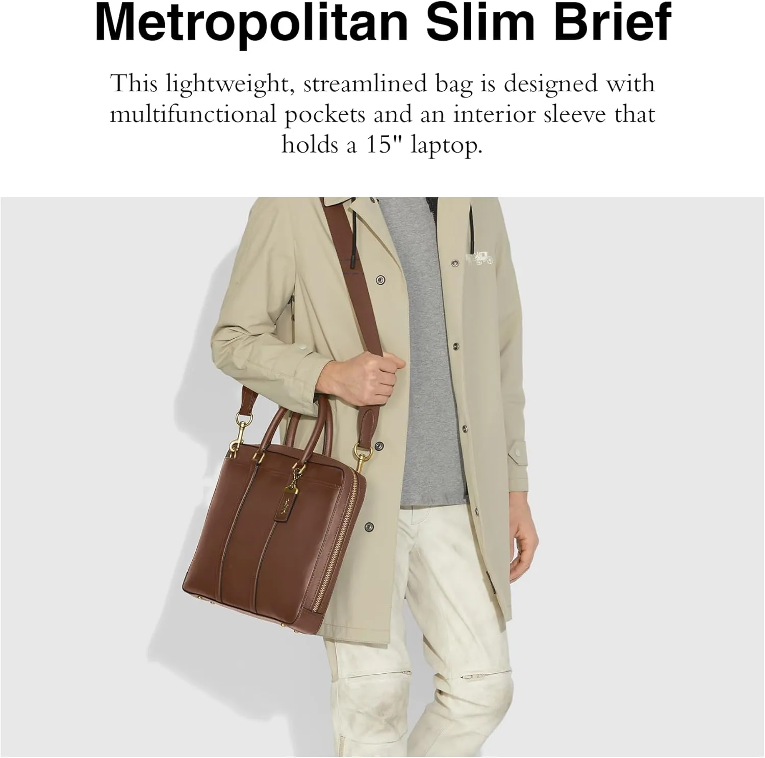 Coach Men's Metropolitan Slim Brief