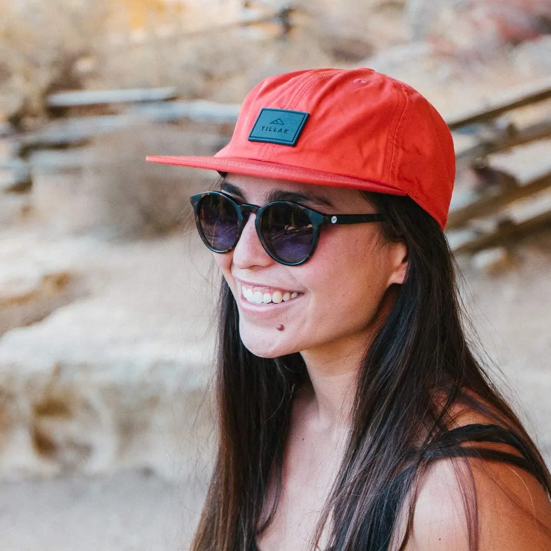 COHO Six Panel Hat, Kodra Nylon 6 Panel Cap with Snap Closure