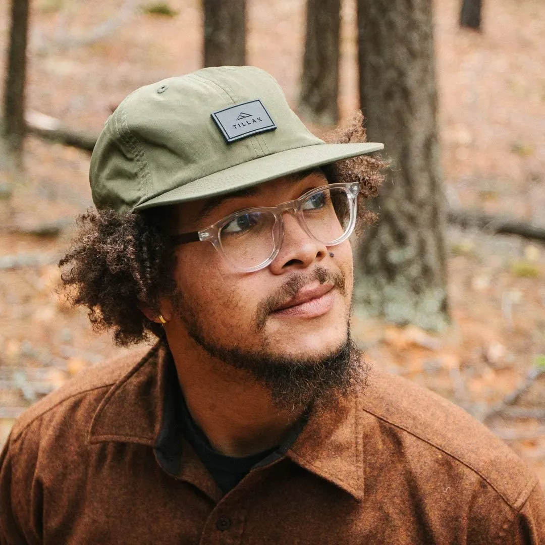 COHO Six Panel Hat, Kodra Nylon 6 Panel Cap with Snap Closure