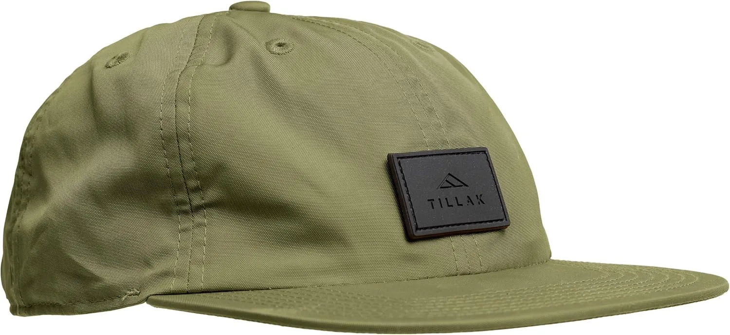 COHO Six Panel Hat, Kodra Nylon 6 Panel Cap with Snap Closure