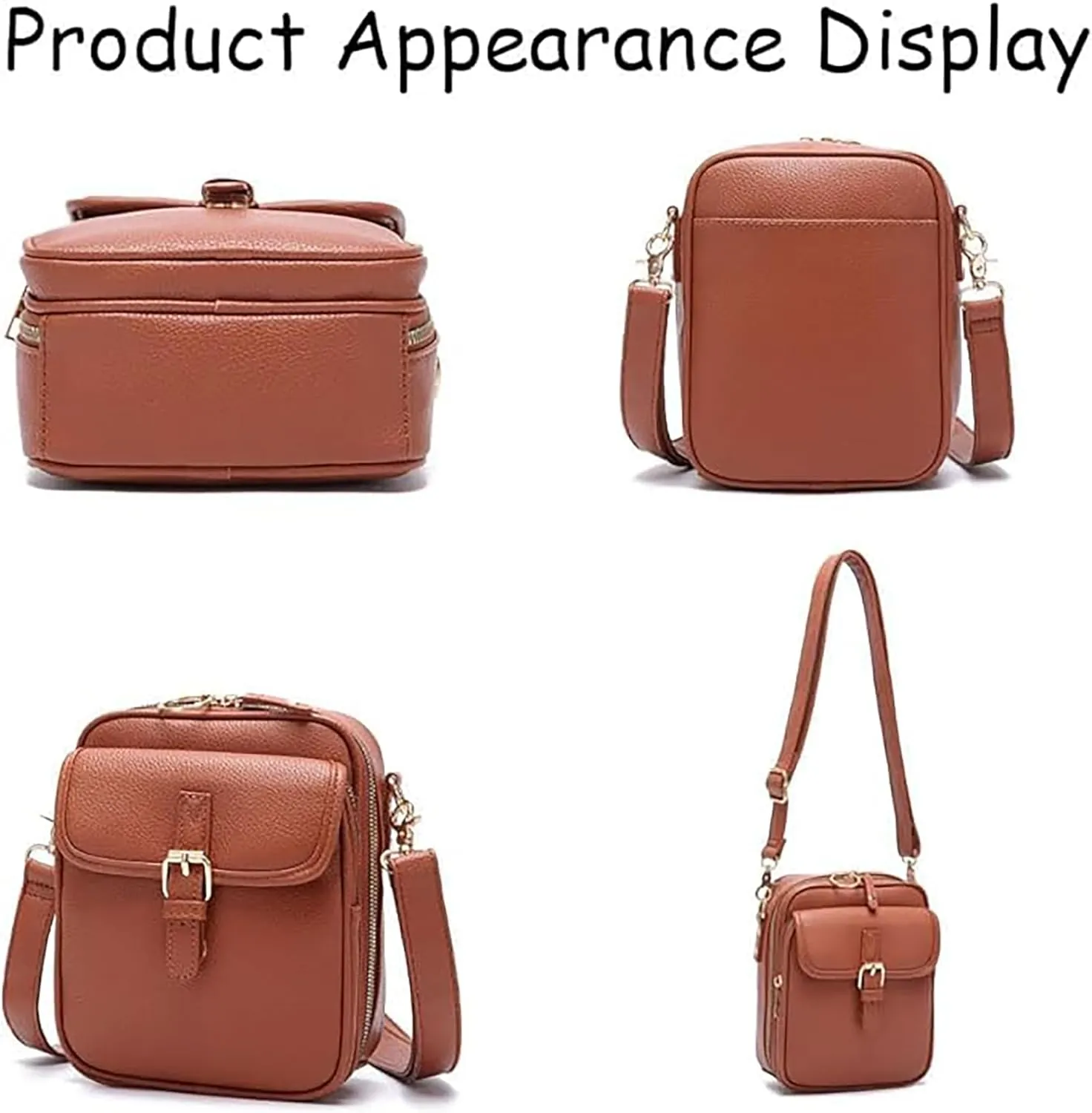 Collaboraten1 Crossbody Leather Bag, Urvashi Crossbody Leather Bags, Tojoyride Bag For Women, Anti Theft Shoulder Bags