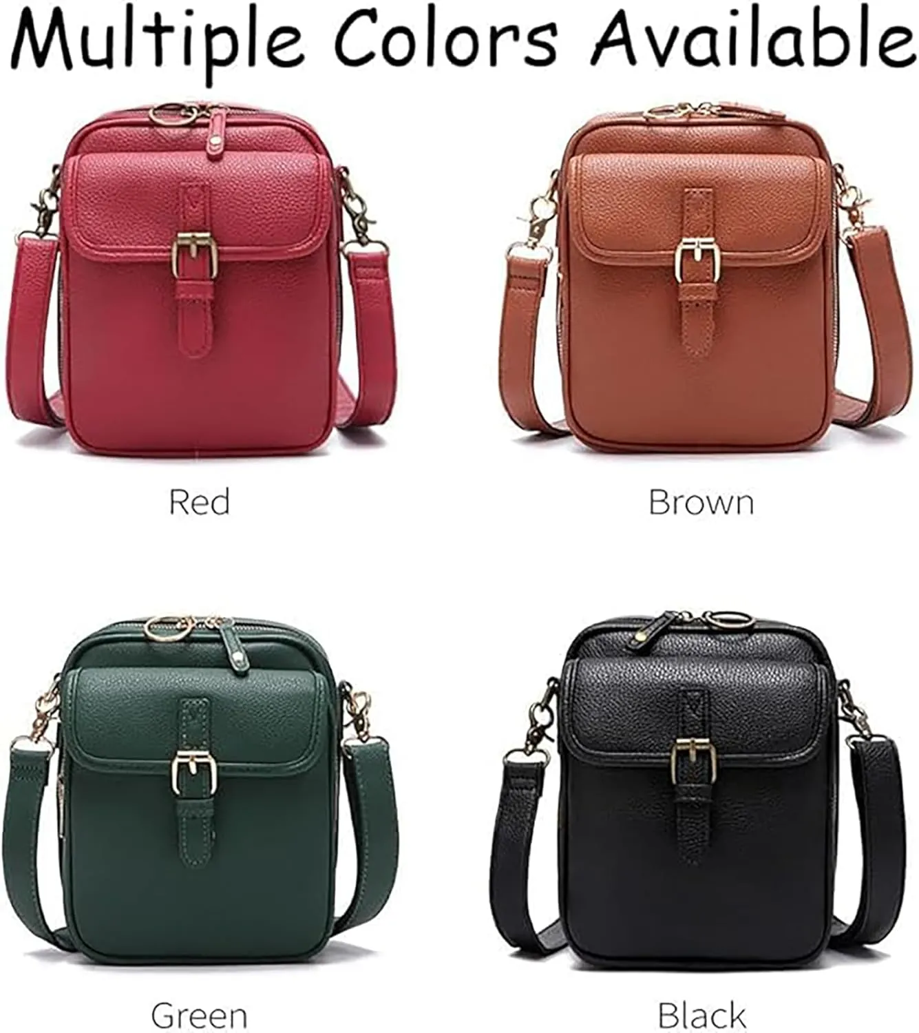 Collaboraten1 Crossbody Leather Bag, Urvashi Crossbody Leather Bags, Tojoyride Bag For Women, Anti Theft Shoulder Bags