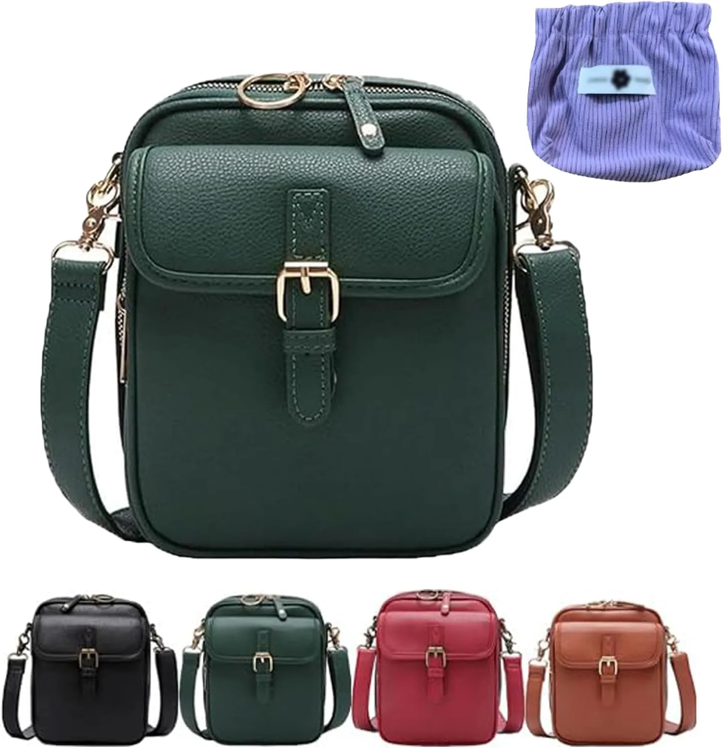 Collaboraten1 Crossbody Leather Bag, Urvashi Crossbody Leather Bags, Tojoyride Bag For Women, Anti Theft Shoulder Bags