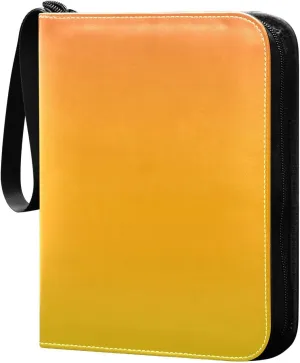 Colorful Gradient Card Binder Trading Card Binder with Sleeves Trading Binders for Card Games