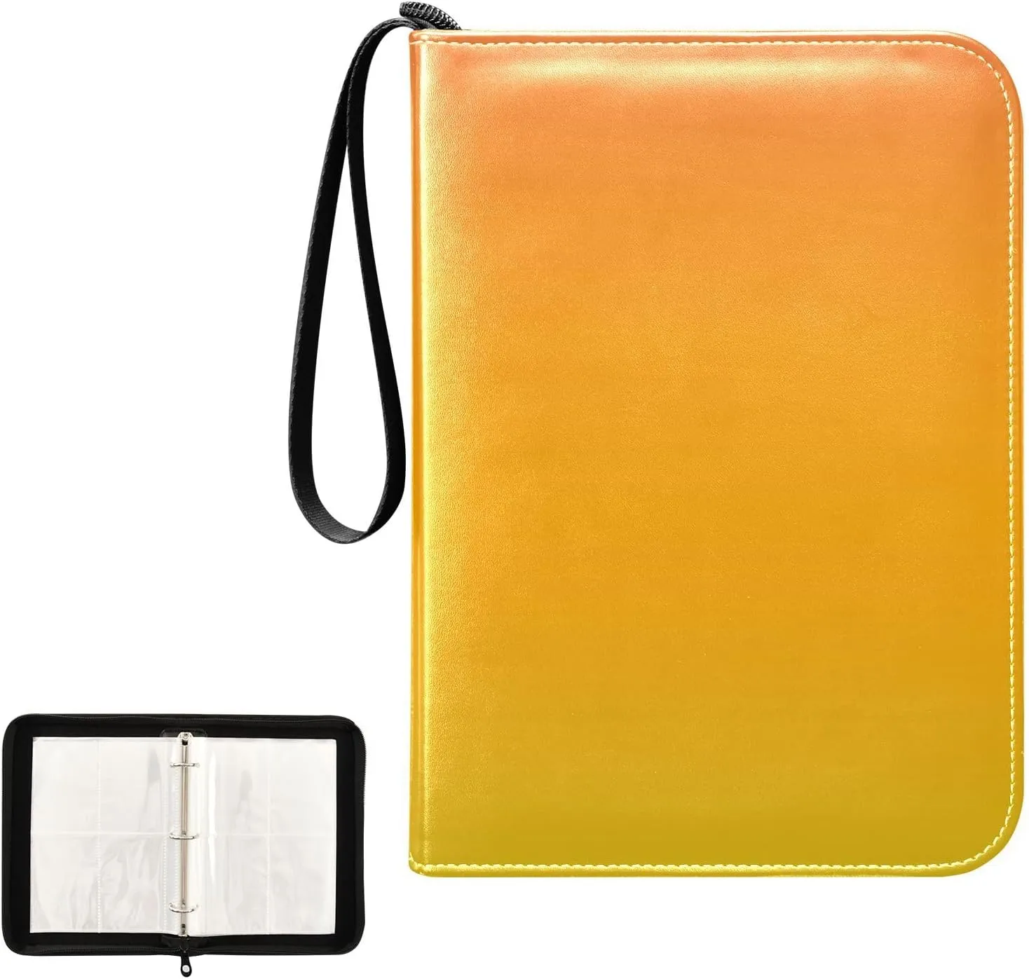 Colorful Gradient Card Binder Trading Card Binder with Sleeves Trading Binders for Card Games
