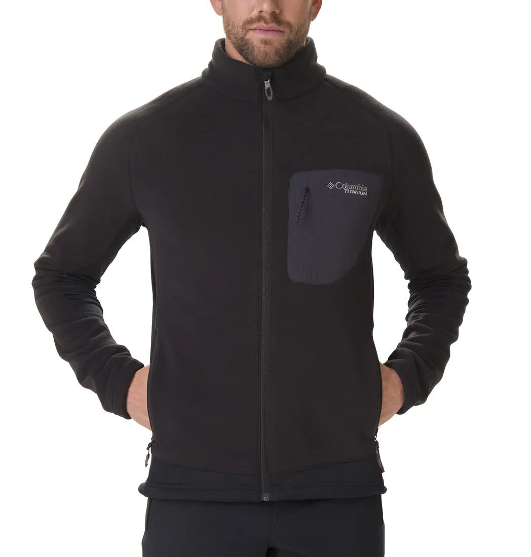 Columbia Men Black Titan Pass 2.0 II Fleece Jacket