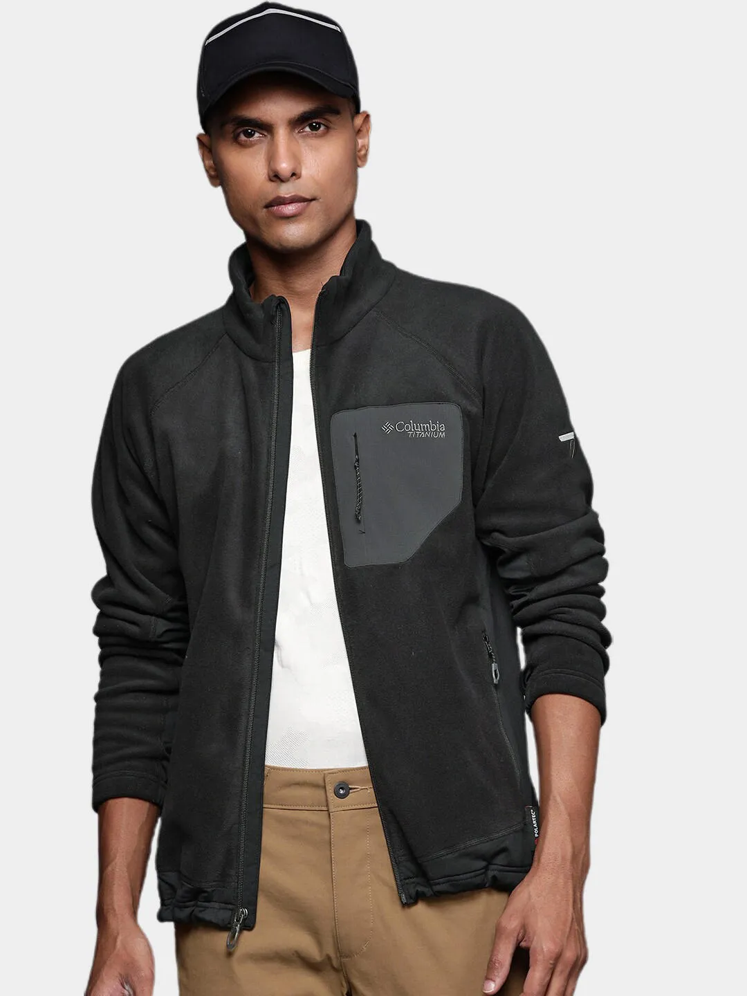Columbia Men Black Titan Pass 2.0 II Fleece Jacket