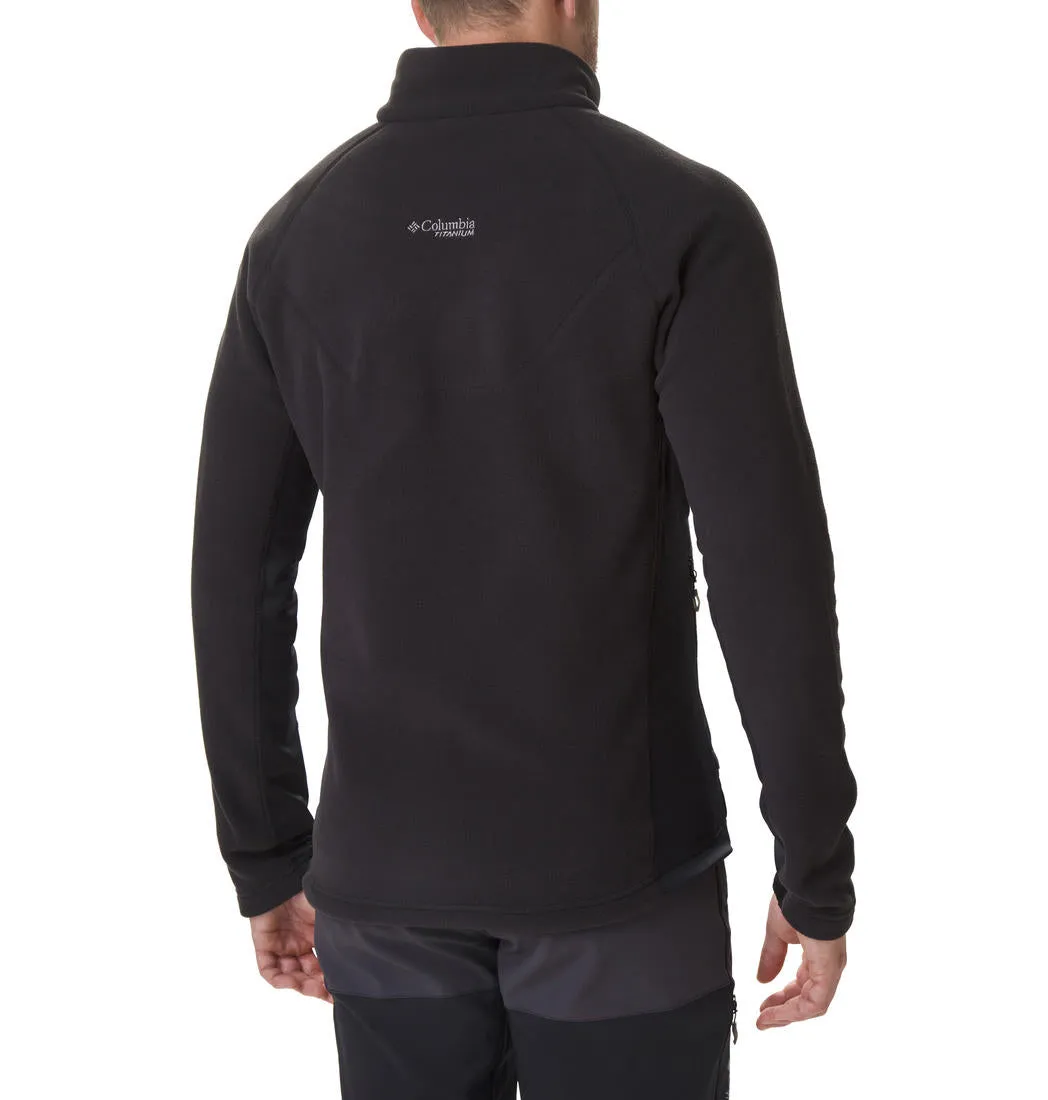 Columbia Men Black Titan Pass 2.0 II Fleece Jacket
