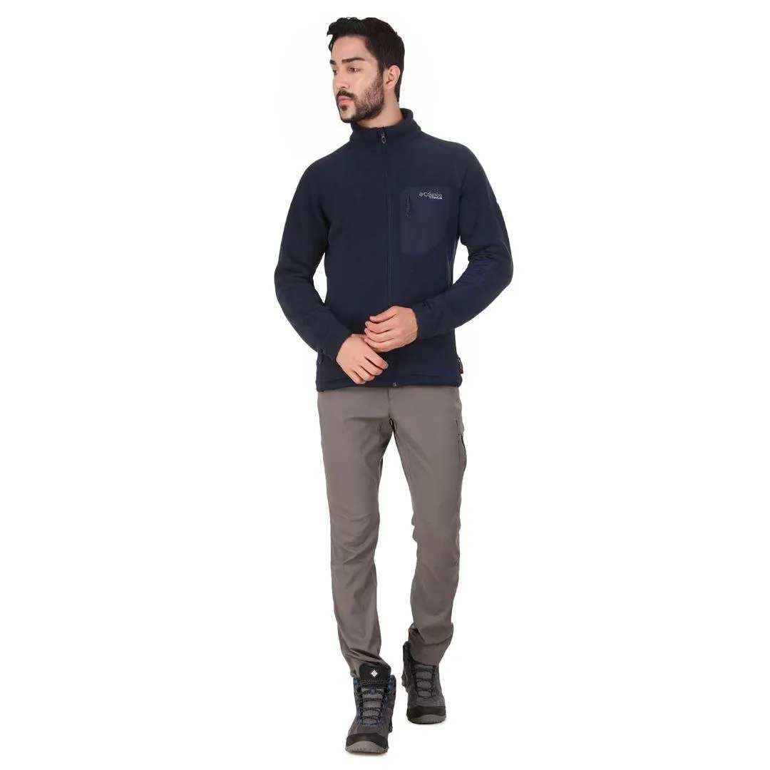 Columbia Men Navy Blue Titan Pass 2.0 II Fleece Jacket