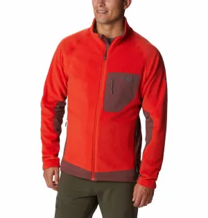 Columbia Men Orange Titan Pass 2.0 II Fleece Jacket