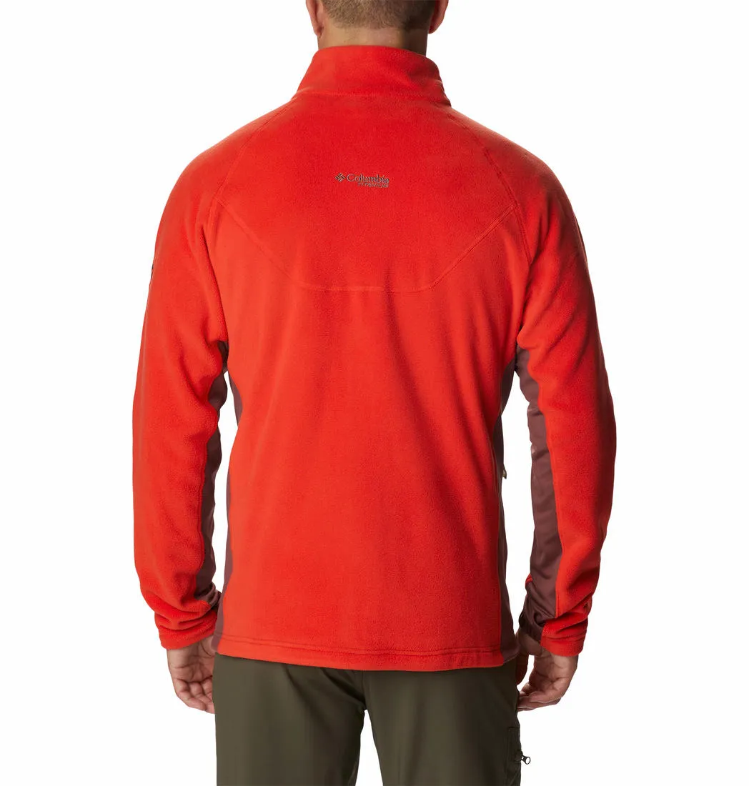 Columbia Men Orange Titan Pass 2.0 II Fleece Jacket