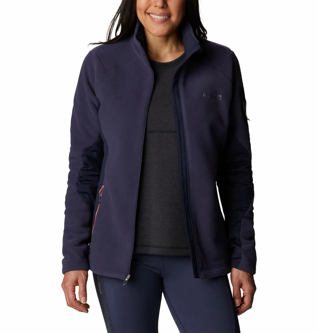 Columbia Women Navy Blue Titan Pass 2.0 II Fleece Jacket