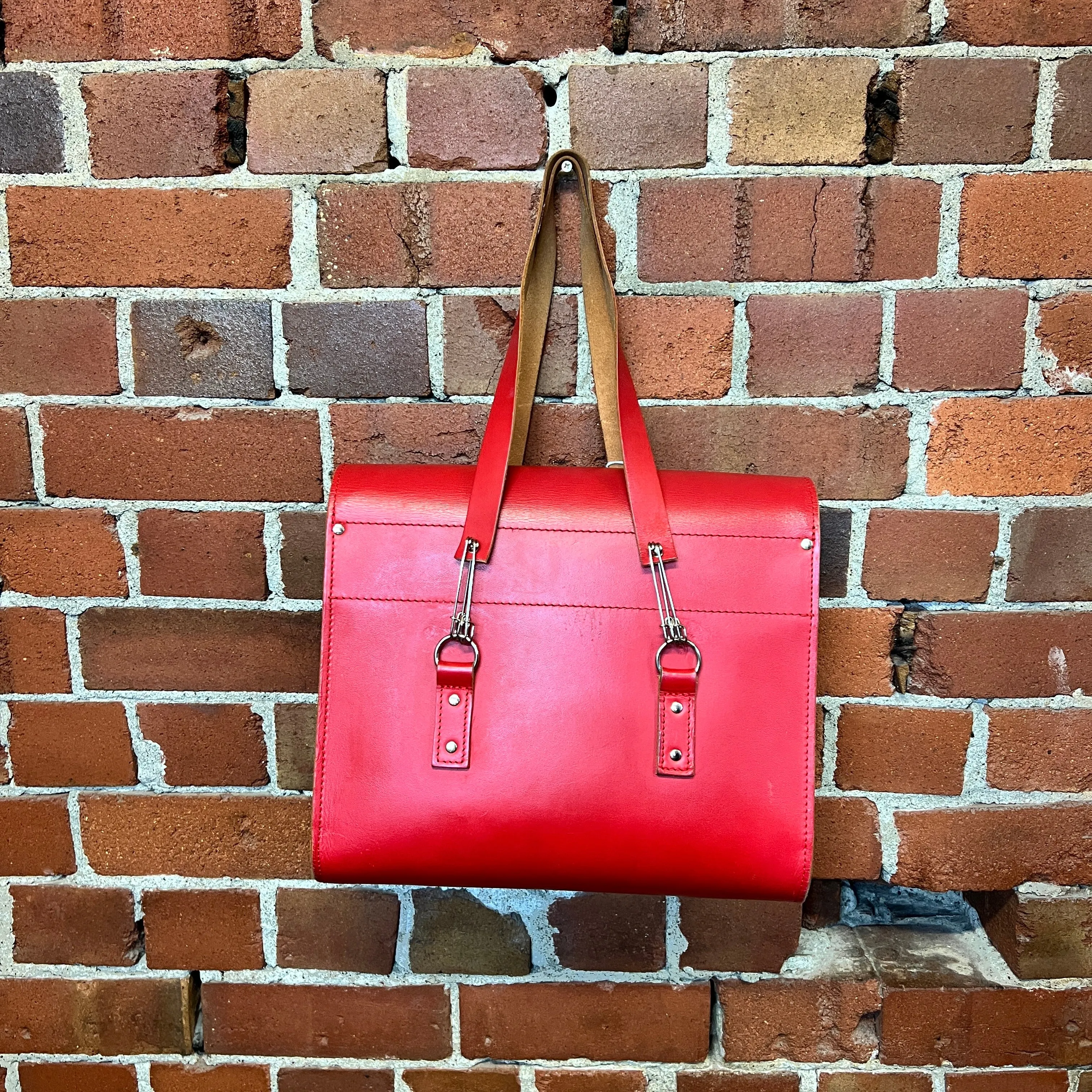 COMME DES GARCONS leather satchel