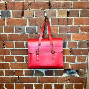 COMME DES GARCONS leather satchel