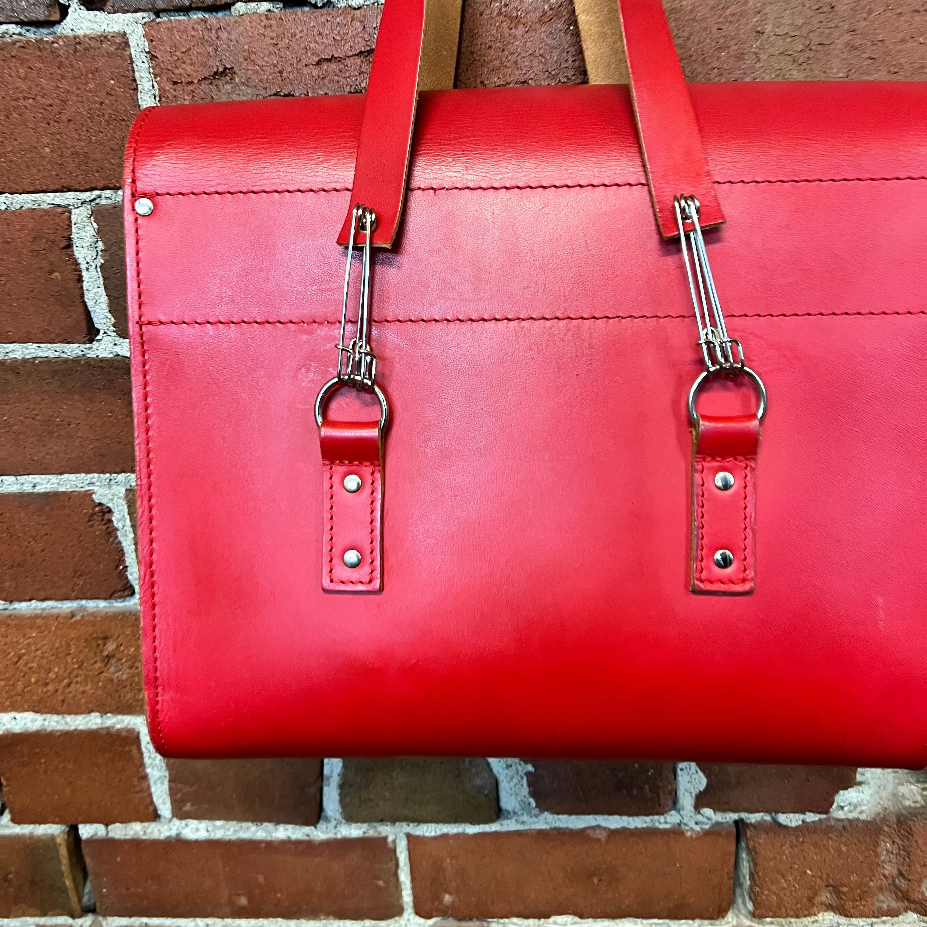COMME DES GARCONS leather satchel