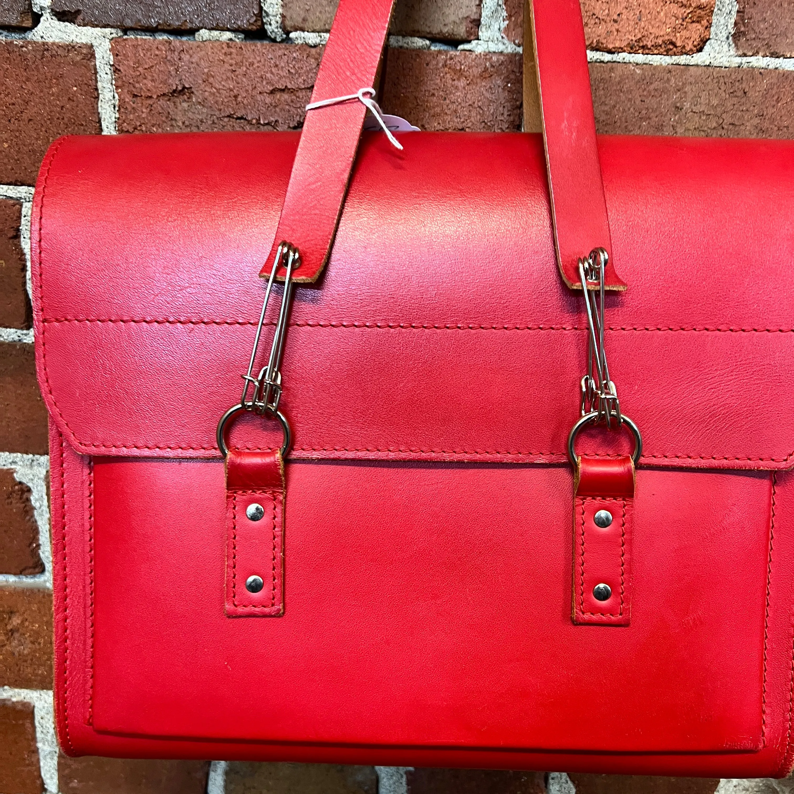 COMME DES GARCONS leather satchel