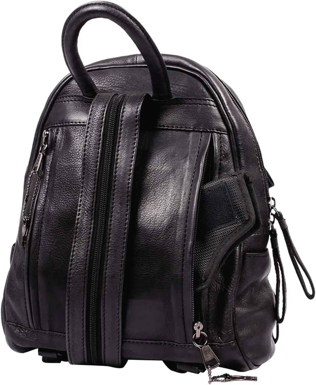Concealed Carry Tactical Backpack for Small-Frame Handgun Glock Pistol RFID Daisy (Black)