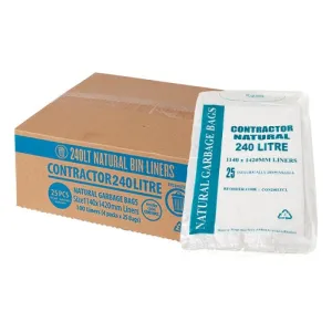 Contractor Bin Liner Star Seal 240 LT EHD - CTN100