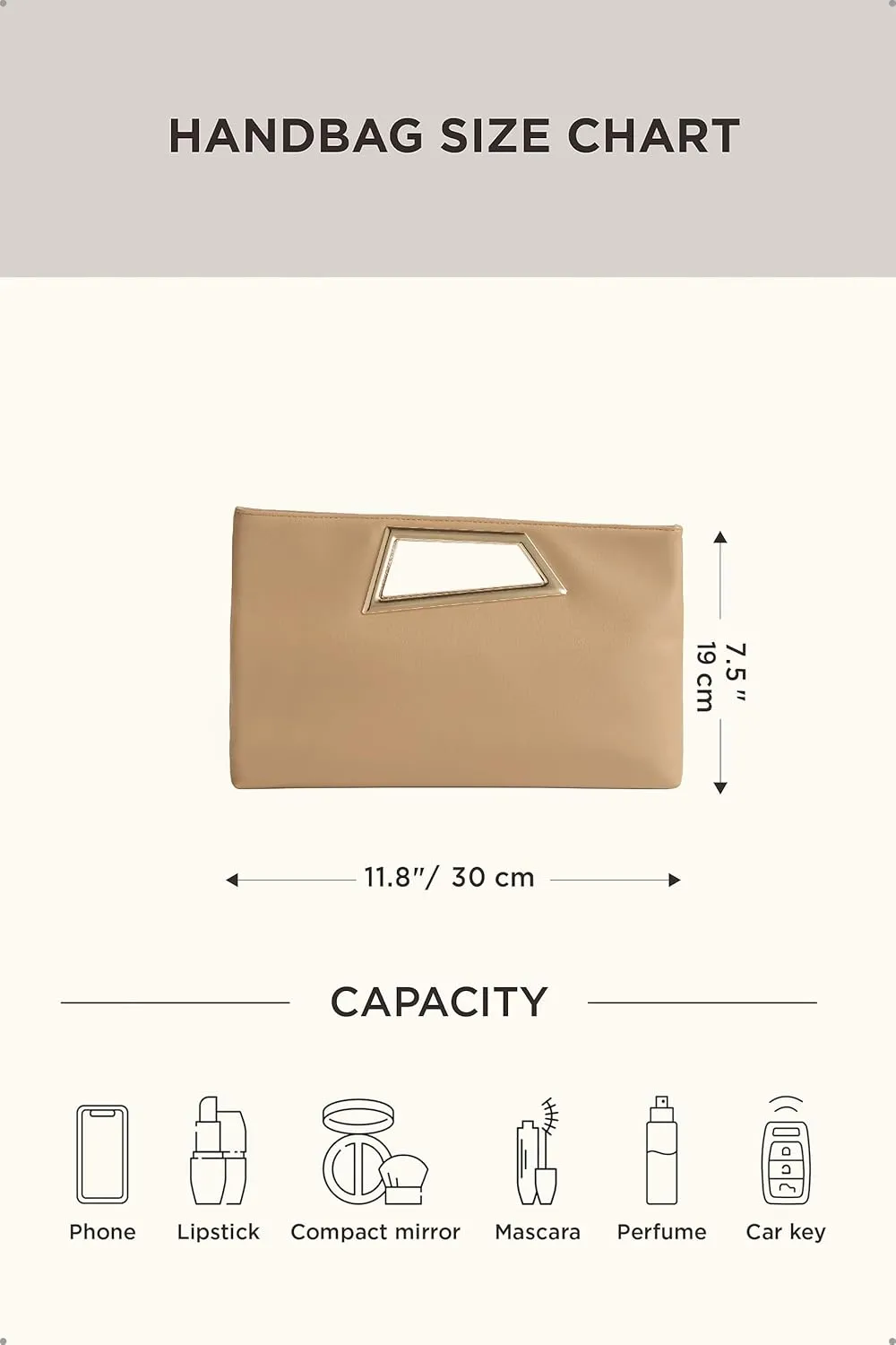 Coucoland Clutch Purse for Women - Evening Bags PU Leather Glitter Fashion Purse Handbag for Wedding Party Daily