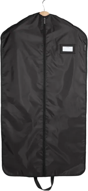 Covermates Keepsakes Garment Bag Set - Premium Polyester - Full Length Zipper - ID Window - Carrying Handles - Closet Storage, Black