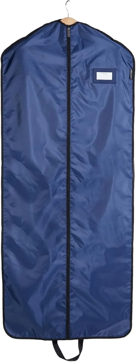Covermates Keepsakes Garment Bag Set - Premium Polyester - Full Length Zipper - ID Window - Carrying Handles - Closet Storage, Blue