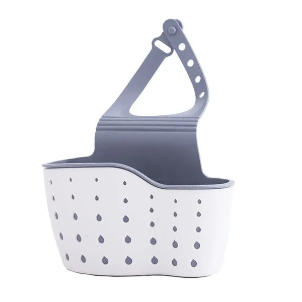 Creative Kitchen Drain Holder Rubber Sponge Storage Rack Basket Wash Cloth Organizer Bathroom Toilet Soap Shelf