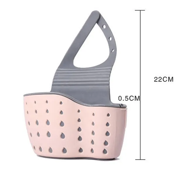 Creative Kitchen Drain Holder Rubber Sponge Storage Rack Basket Wash Cloth Organizer Bathroom Toilet Soap Shelf