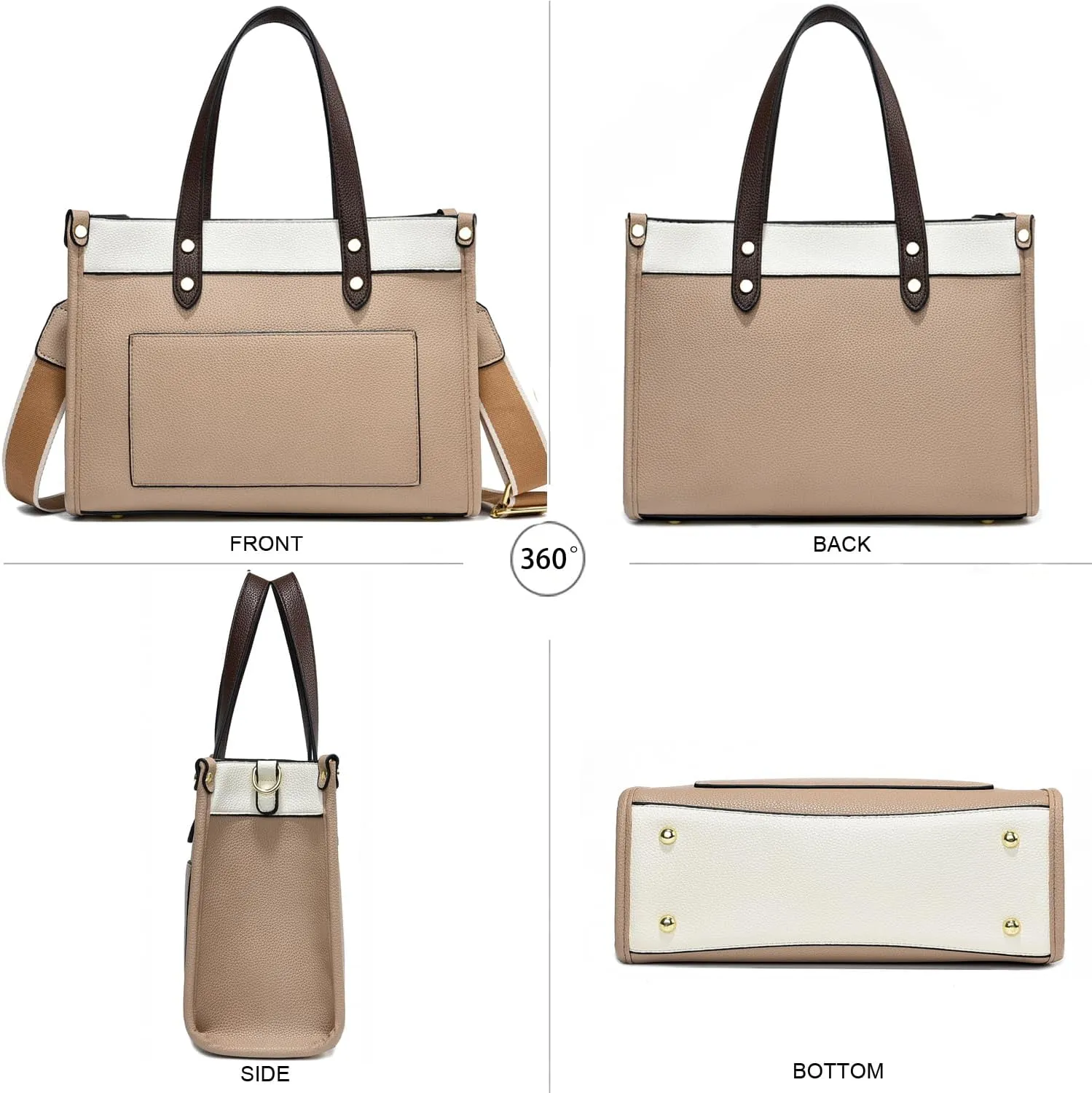CROJUYI Tote Bag for Women - Satchel Purse and Handbags Ladies Shoulder Totes Crossbody Bags