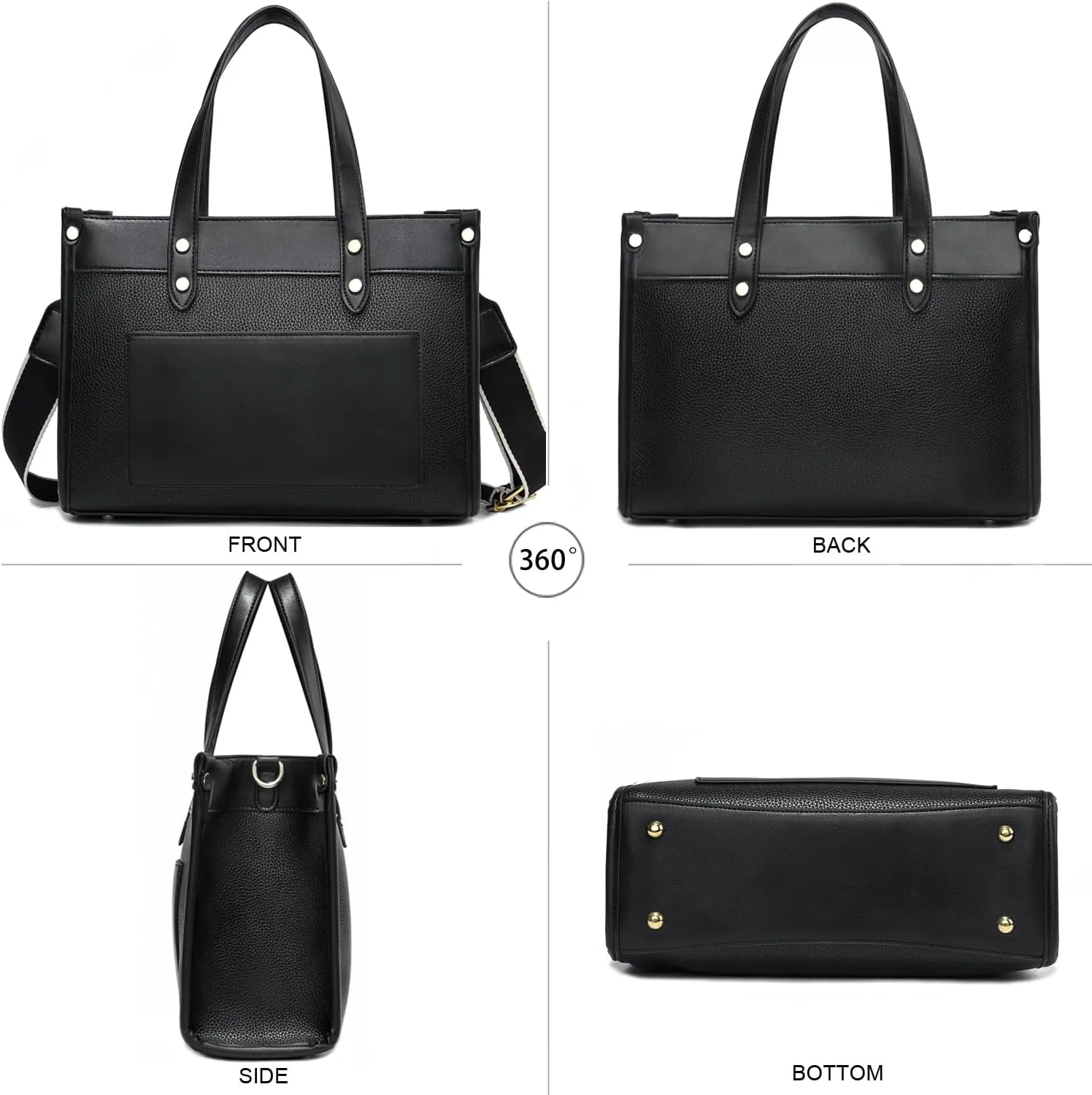 CROJUYI Tote Bag for Women - Satchel Purse and Handbags Ladies Shoulder Totes Crossbody Bags