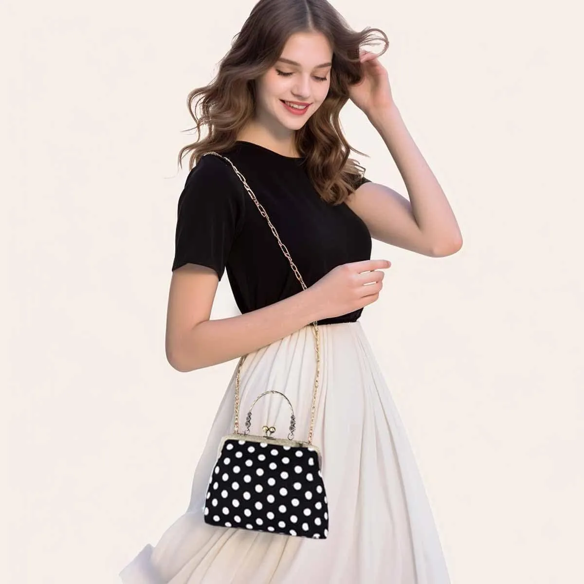 Crossbody Tote Bag Floral Satchel Purse Handbag for Women