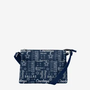 Dallas Cowboys Spirited Style Printed Collection Foldover Tote Bag