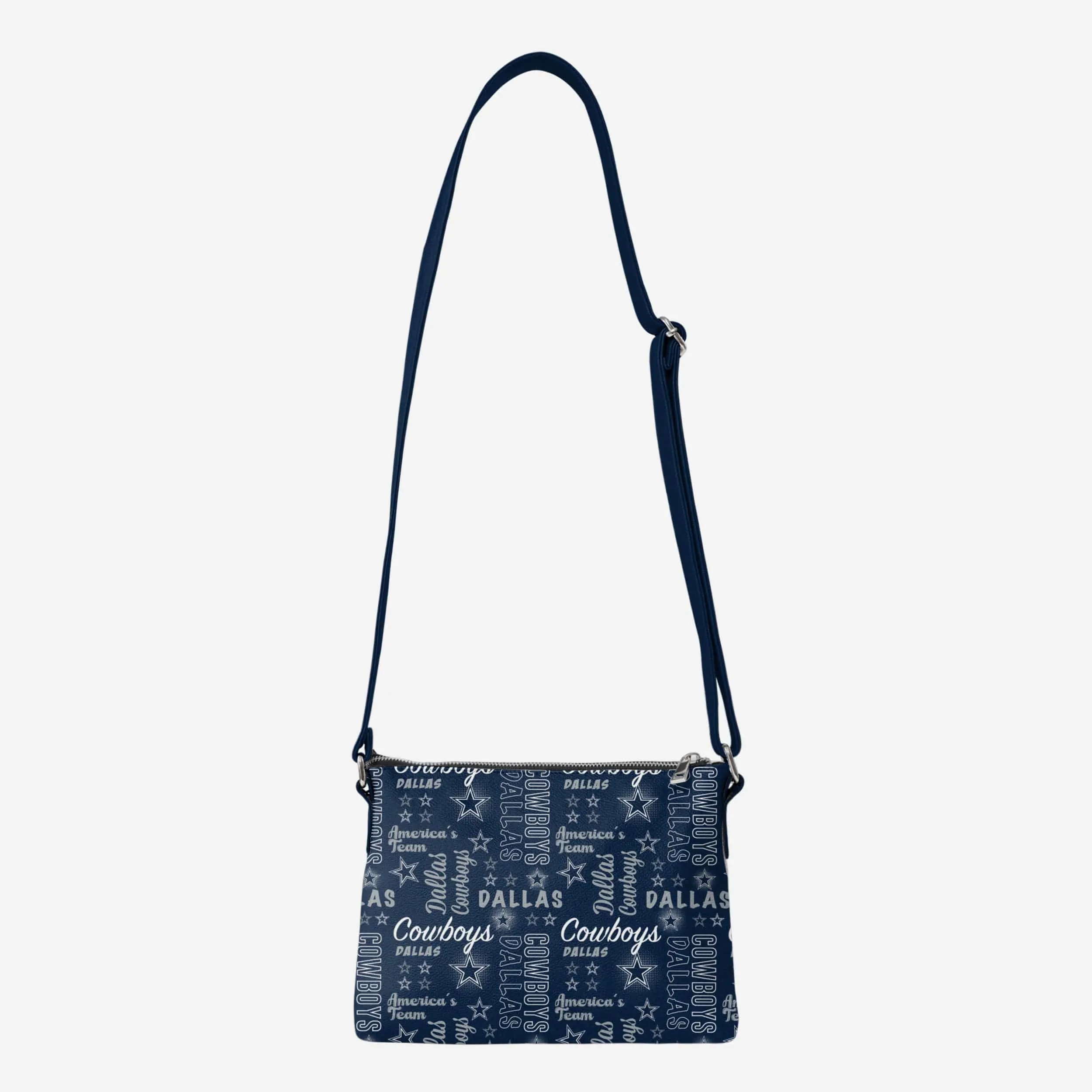Dallas Cowboys Spirited Style Printed Collection Foldover Tote Bag