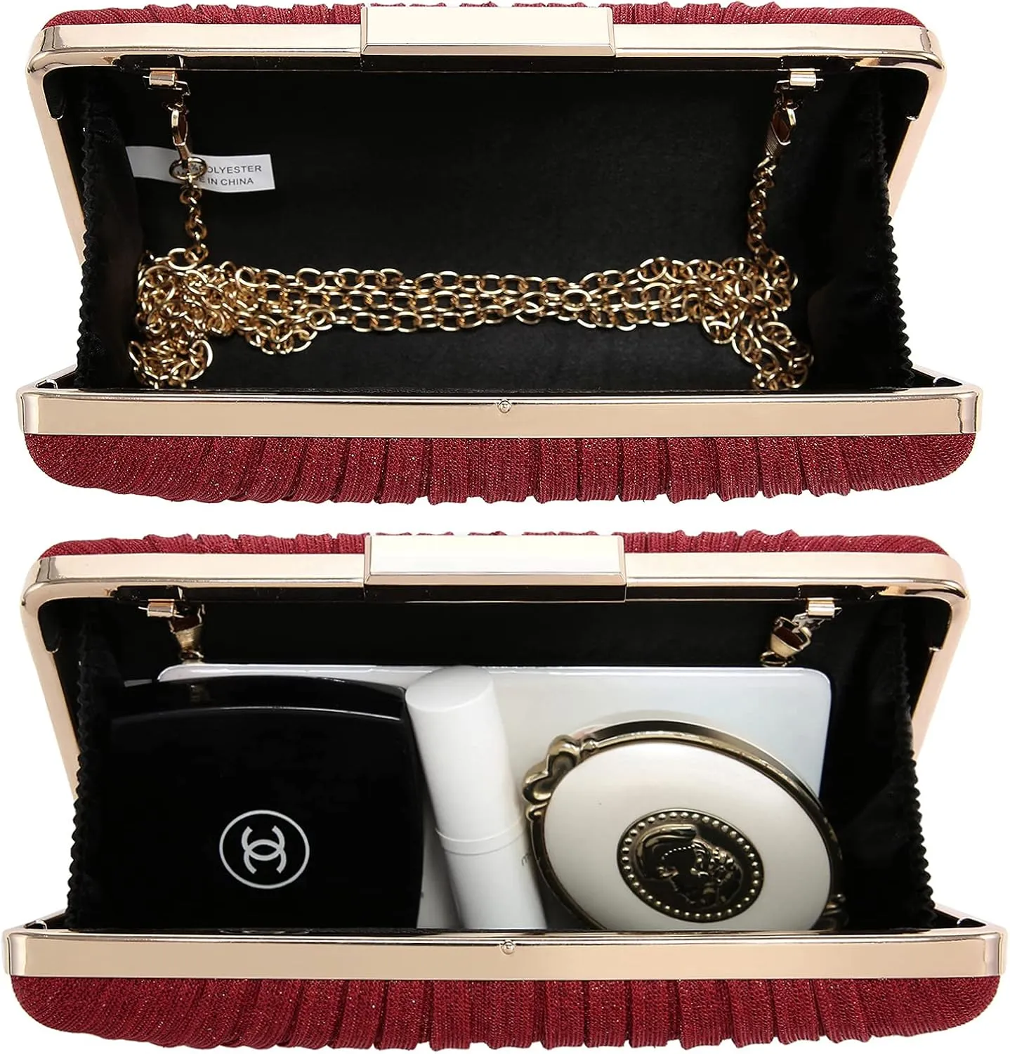 Dasein Women Evening Purses Clutch Bags Formal Party Clutches Wedding Purses Cocktail Prom Handbags
