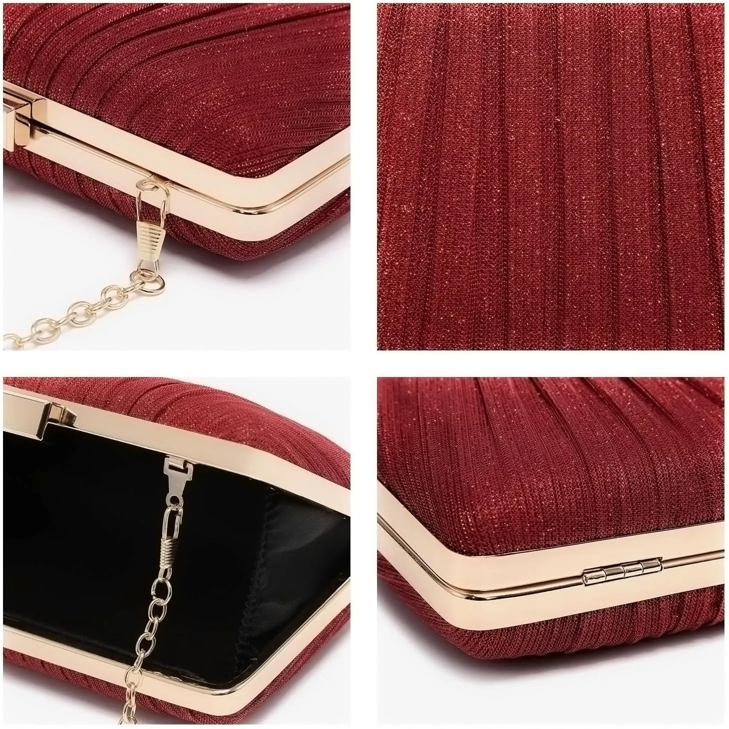 Dasein Women Evening Purses Clutch Bags Formal Party Clutches Wedding Purses Cocktail Prom Handbags