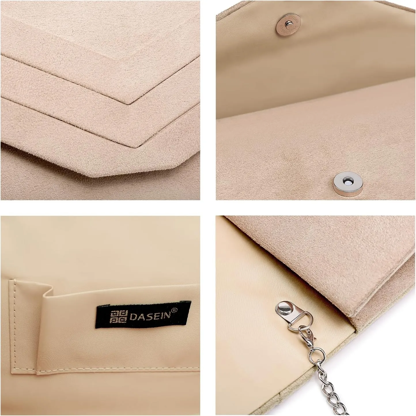 Dasein Women's Evening Bags Formal Party Clutches Wedding Purses Cocktail Prom Handbags
