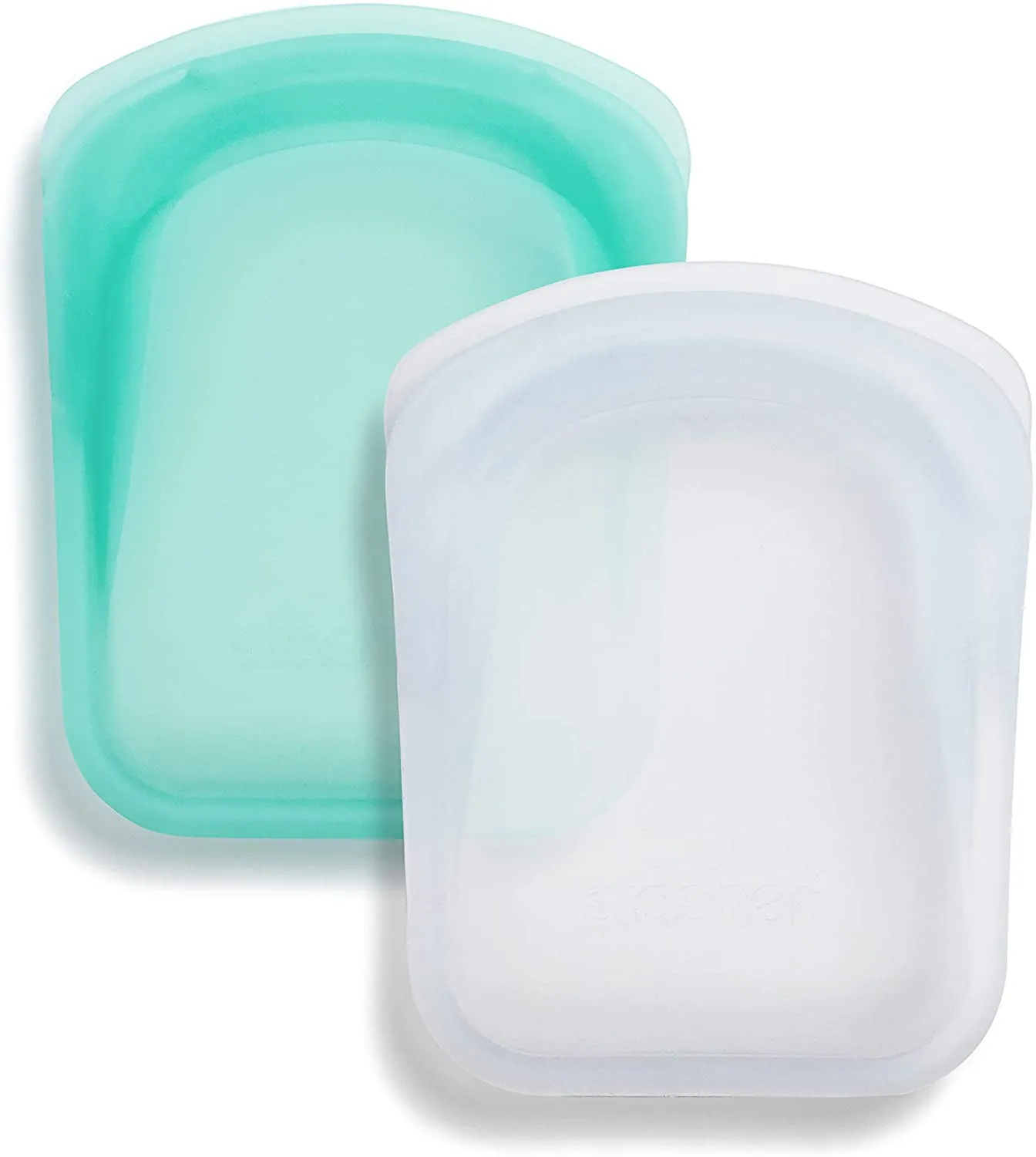 DE  Platinum Silicone Food Grade Reusable Storage Bag, Mojave (Bundle 4-Pack Large) | Reduce Single-Use Plastic | Cook, Store, Sous Vide, or Freeze | Leakproof, Dishwasher-Safe, Eco-friendly