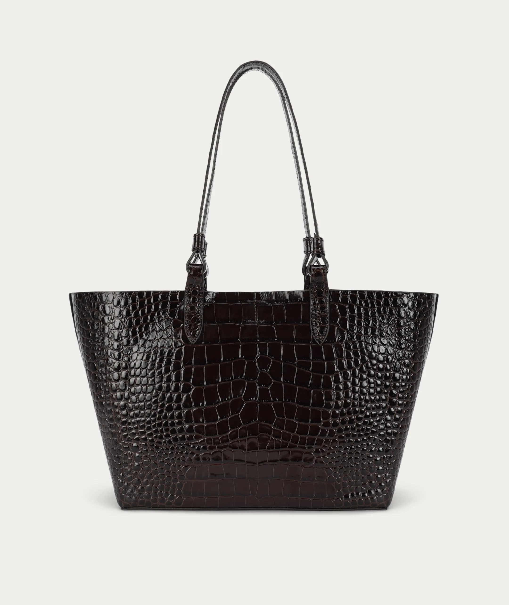 Deadly Ponies | Mr Bandit Tote - Espresso Croc