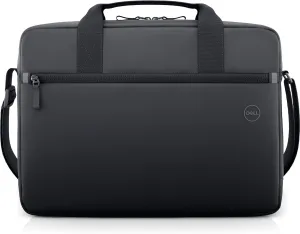 Dell 14-16 EcoLoop Essential Briefcase - CC3624 - Zippered Front Pocket, Luggage Pass-Through, Lightweight with Adjustable Shoulder Strap - Black