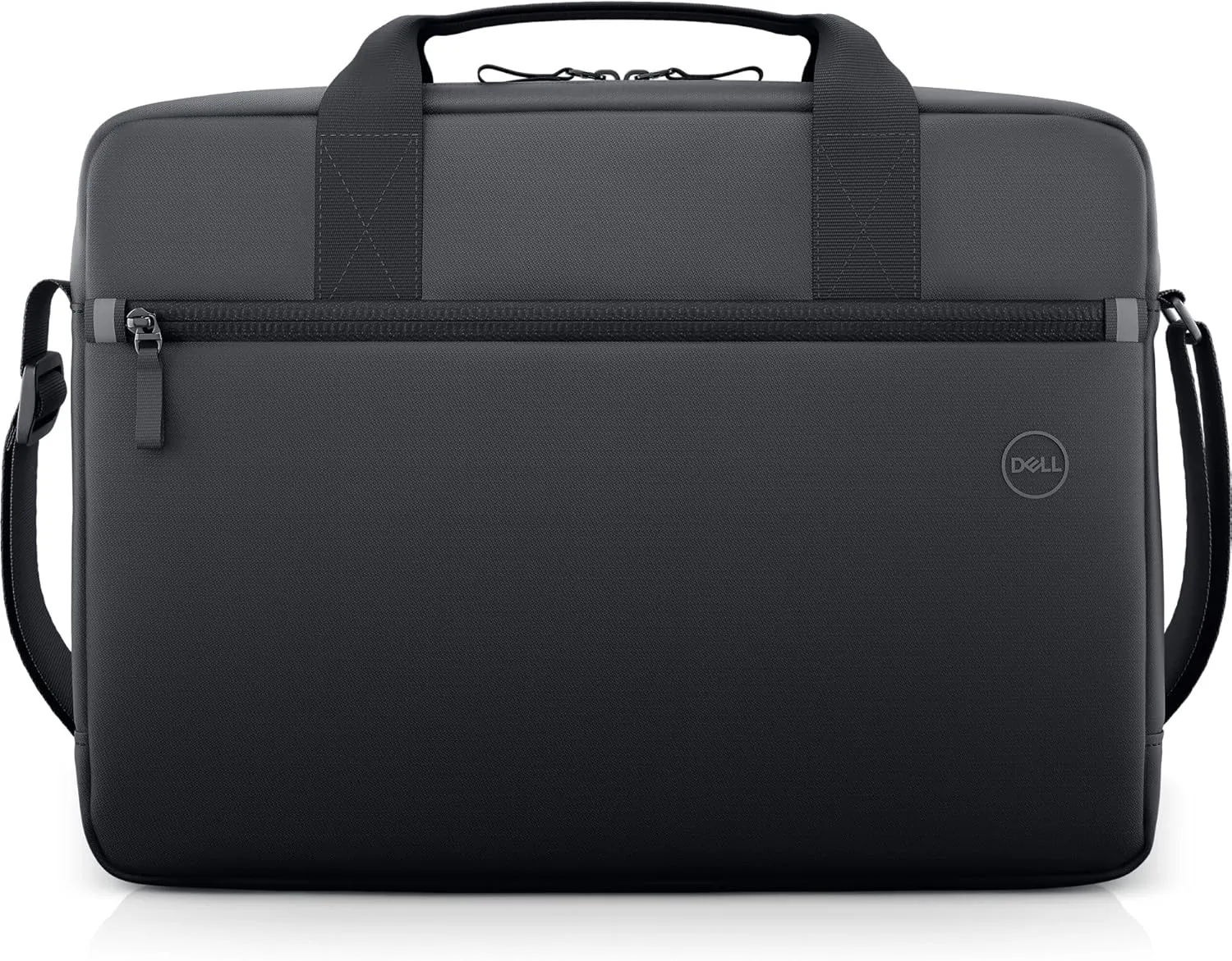 Dell 14-16 EcoLoop Essential Briefcase - CC3624 - Zippered Front Pocket, Luggage Pass-Through, Lightweight with Adjustable Shoulder Strap - Black