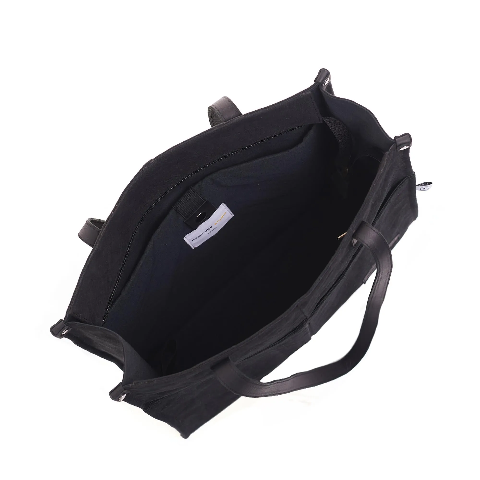 Denim Charcoal Office Tote