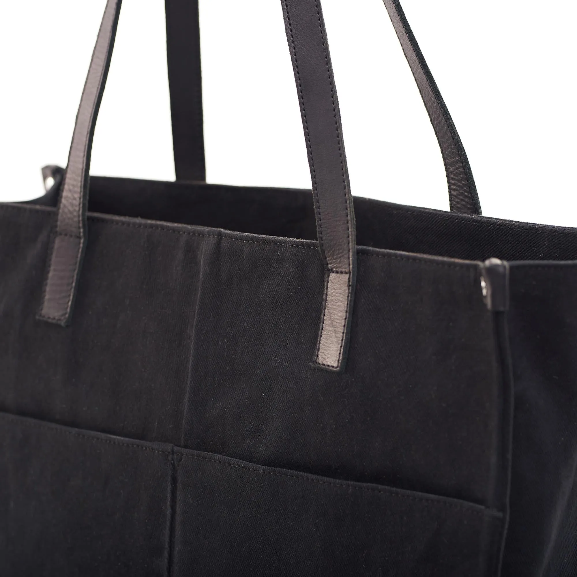 Denim Charcoal Office Tote