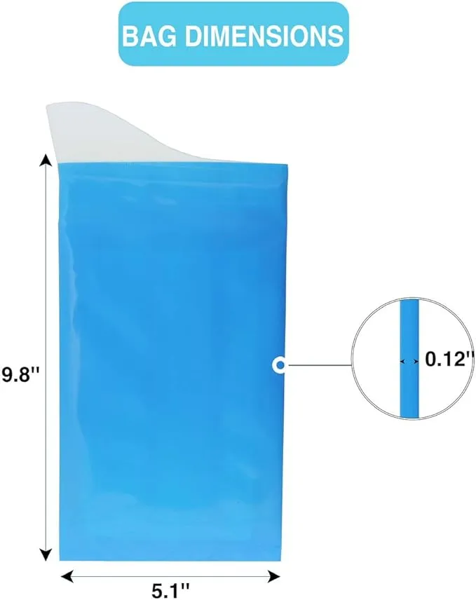 Disposable Urine Bags for Men,Women and Children-Leakproof Travel Emergency Pee,Vomit Bag 4-Pack - Portable for Traffic Jam, Car, Camping